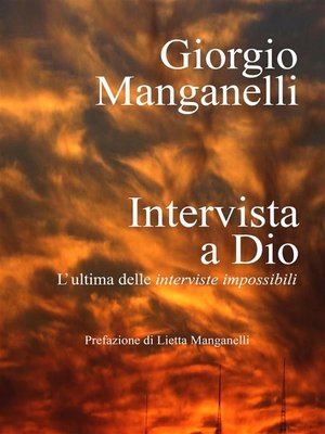 cover image of Intervista a Dio